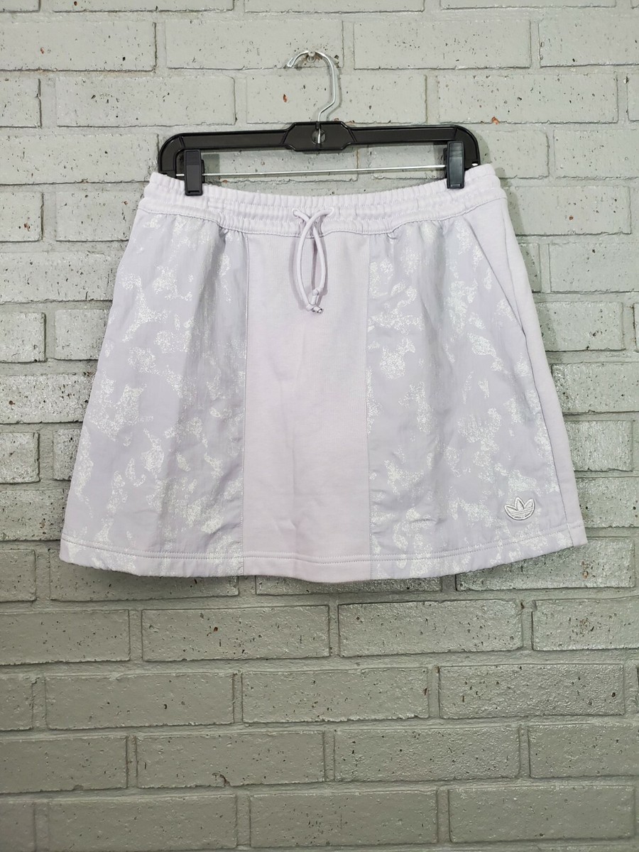 $50 Womens Size M Adidas Originals Gray Cotton Skirt Size Medium M