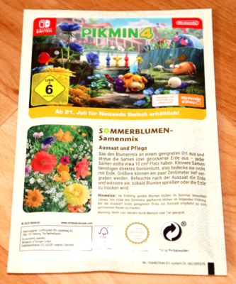 Pikmin 4 Seeds Samen Blumensamen Gamescom 2023 Nintendo