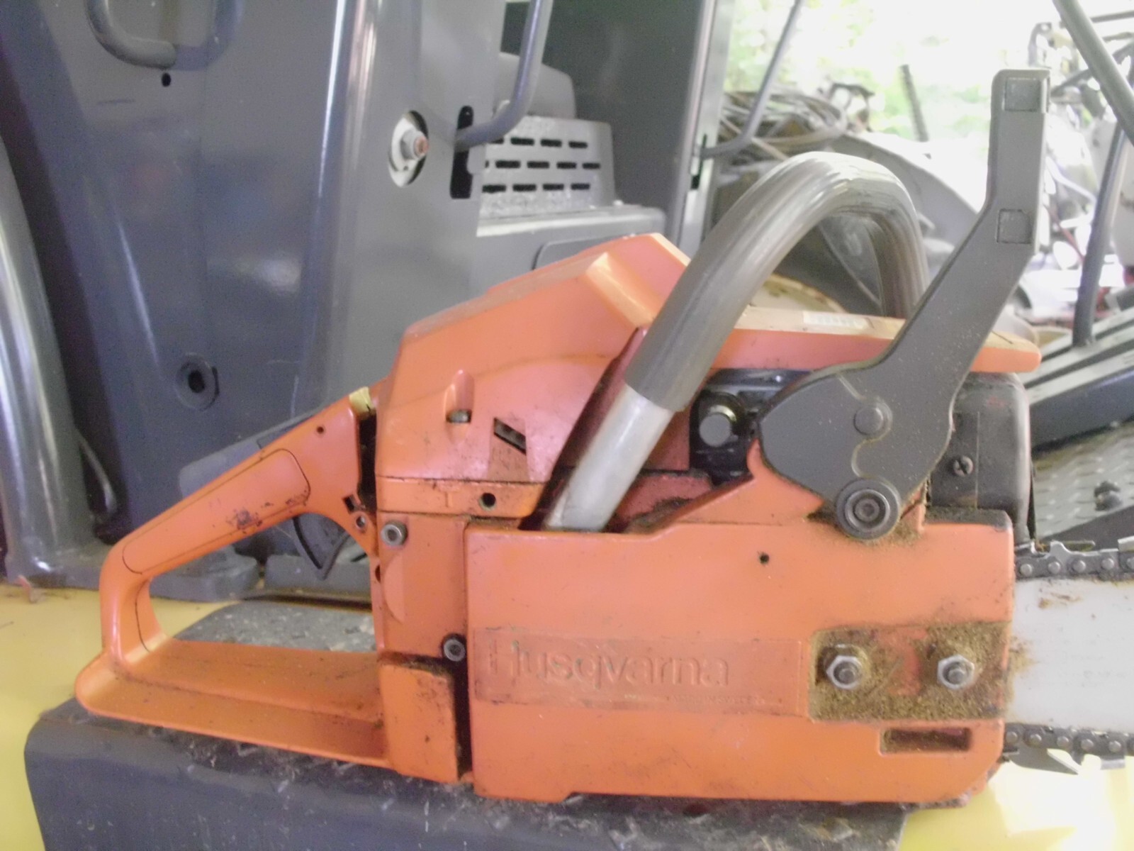 HUSQVARNA 55 CHAINSAW Runs Great, Bar and Chain Excellent eBay