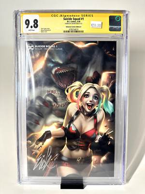 Suicide Squad #1 CGC 9.8 SS - 2020 Unknown Comics Ejikur Signed 1:47