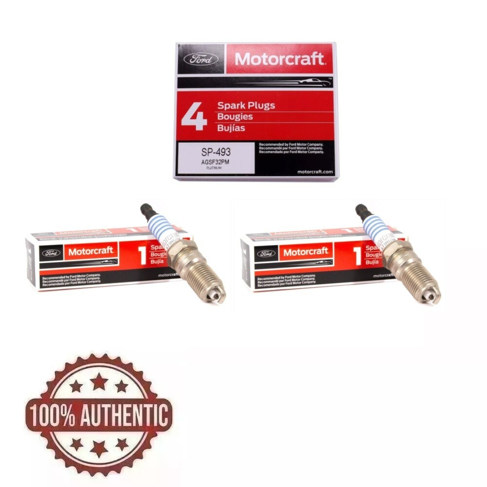 Motorcraft SP-493 Spark Plug 6 Piece Kit for Ford Mazda Mercury New