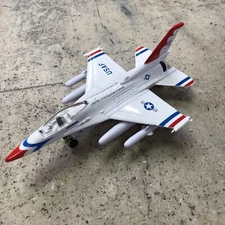 WowToyz F-16 Multirole Fighter Jet Lockheed Martin 8” Diecast Pullback Fast Ship