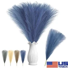 Artificial Pampas Grass Fake Dried Reed Flower Bunch Home Wedding Decor Bouquets