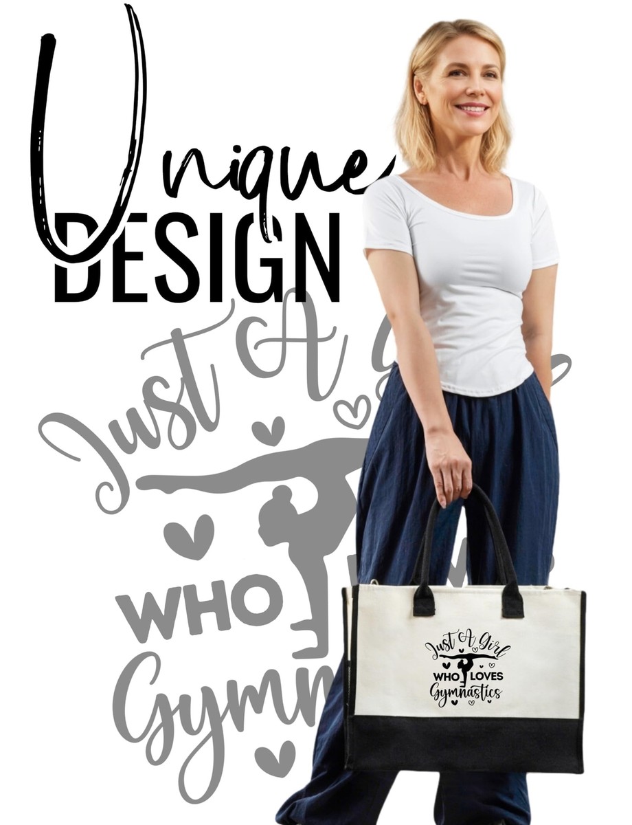 InnoBeta Dance Theme Tote Bag - Life Is Better When You Dance Zipper Bag With Detachable Strap