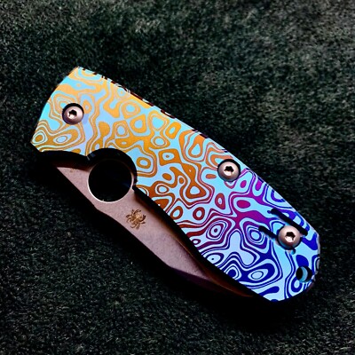 Spyderco C158TIP2 Techno 2 ~ Marcin Slysz P.E. Knife CTS-XHP Flomascus Ano