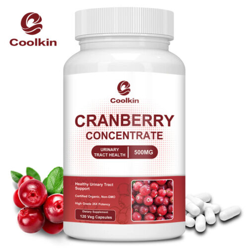 Cranberry Concentrate Capsules - Health, Cleansing, Kidney Detoxification, Bladder - Picture 1 of 11