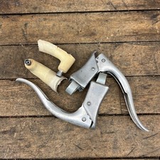 Set Leve Freno Zeus Alfa Vintage Cappucci Bianchi Corsa Drop Bar Non Aeroica