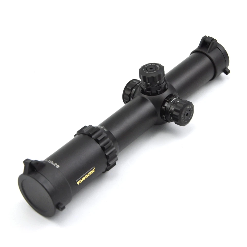 Visionking 1-10x28 Rifle Scope Reticle Tactical Picatinny Dovetail Rings Mount - Image 4 of 4