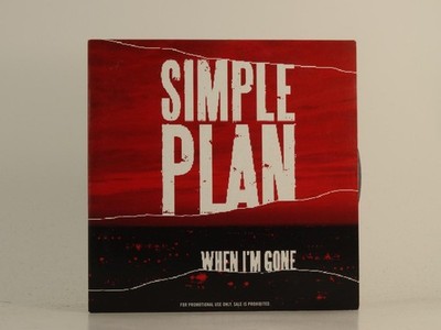 SIMPLE PLAN WHEN I'M GONE (H1) 1 Track Promo CD Single including Card Sleeve ATL