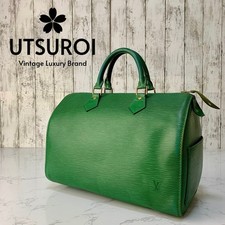 Borsa a mano Louis Vuitton Speedy 30 Epi Green Mini Boston M43004 Autentica【Condizione:A】