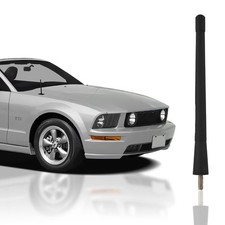 7 Black External Antenna Mast Compatible for Ford Mustang 1979-2009 -
