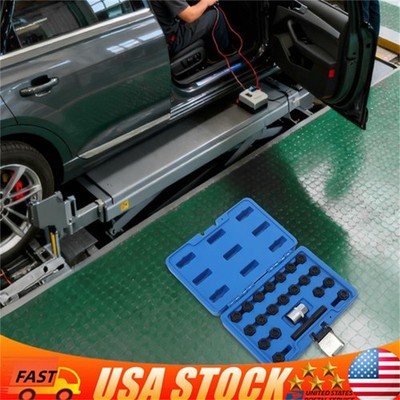Wheel Locking Key Set Anti-theft Wheel Rim Lug Nut Master Removal Tool Kit 22Pcs