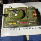 Vintage 1950’ Marx Tin Litho U.S Tank Division Wind Up  Toy Japan #392 Near Mint