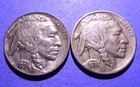 1936 P/S Buffalo Nickels  AU and VF