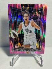 2025 Panini Select WNBA Veronica Burton Pink Flash #90 Golden State Valkyries