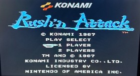 NES Rush 'n Attack NES 1987 cartuccia autentica solo 5 viti testate e funzionanti