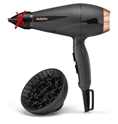 Babyliss Smooth Pro Haartrockner, Schwarz