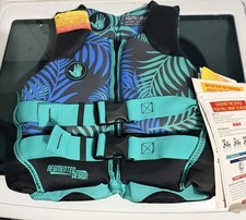 Body Glove Youth Life Jacket Green Blue  Black Kids 55-90lbs Brand New w/ Tags 