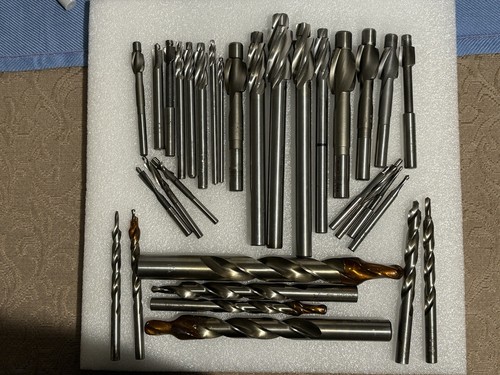 Lot of Counterbore (24) & TwoStage Countersink Drill (8), Various Sizes as Shown