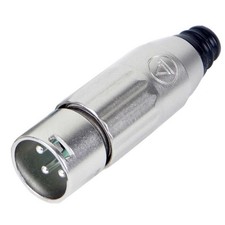 Switchcraft AAA3MZ AAA Series 3 Pin XLR Male Cable Mount, Silver Pins / Nickel