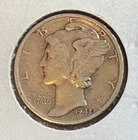 1943-S Mercury Dime VF – 90% Silver – San Francisco – WWII Era Coin