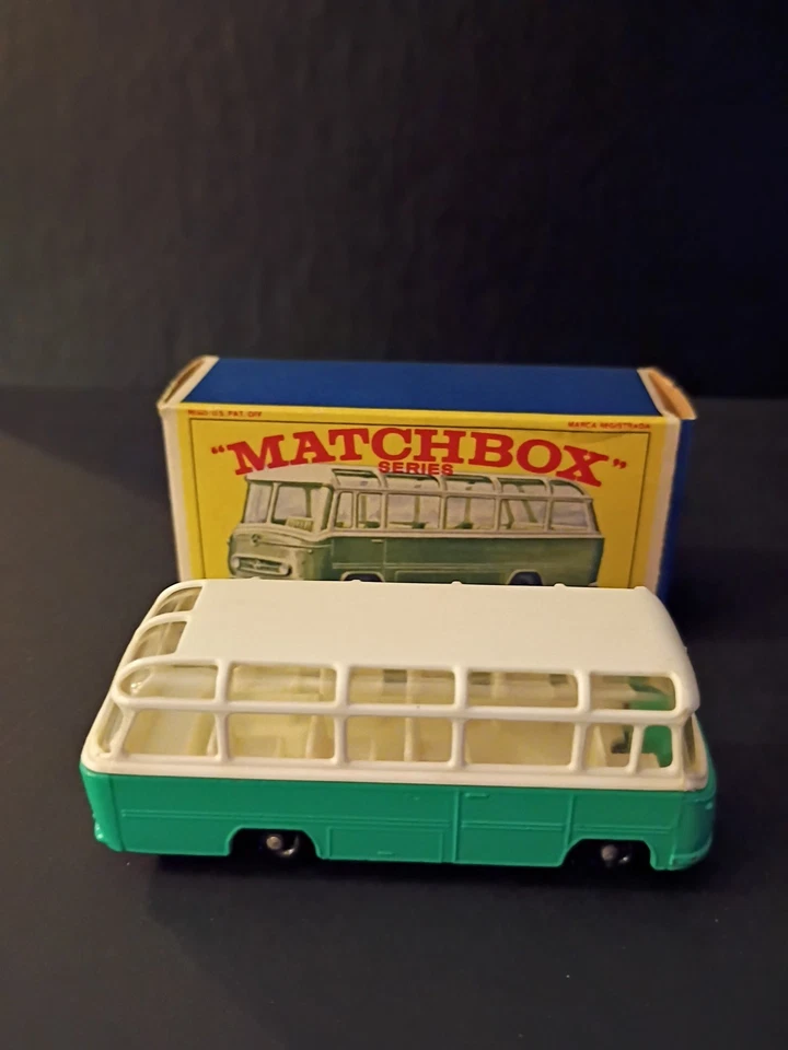 火柴盒 #68B 梅赛德斯蔻驰绿松石 1965 VN/全新原装 E1 盒 — 第 4/4 张图片