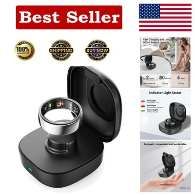 Wireless Charging Case Compatible with Oura Ring Gen3, Smart Ring Size 10
