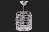 LüSter Deckenlampe Kristall Deckenleuchter Luxus Silber Kronleuchter