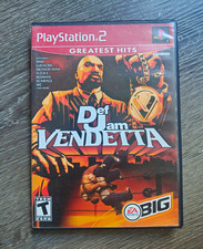 Def Jam Vendetta Greatest Hits PS2 2003 Fighting/Wrestling w/ Manual NTSC-U/C