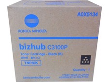 Konica Minolta A0X5134 TNP50K Black Toner Cartridge Genuine OEM