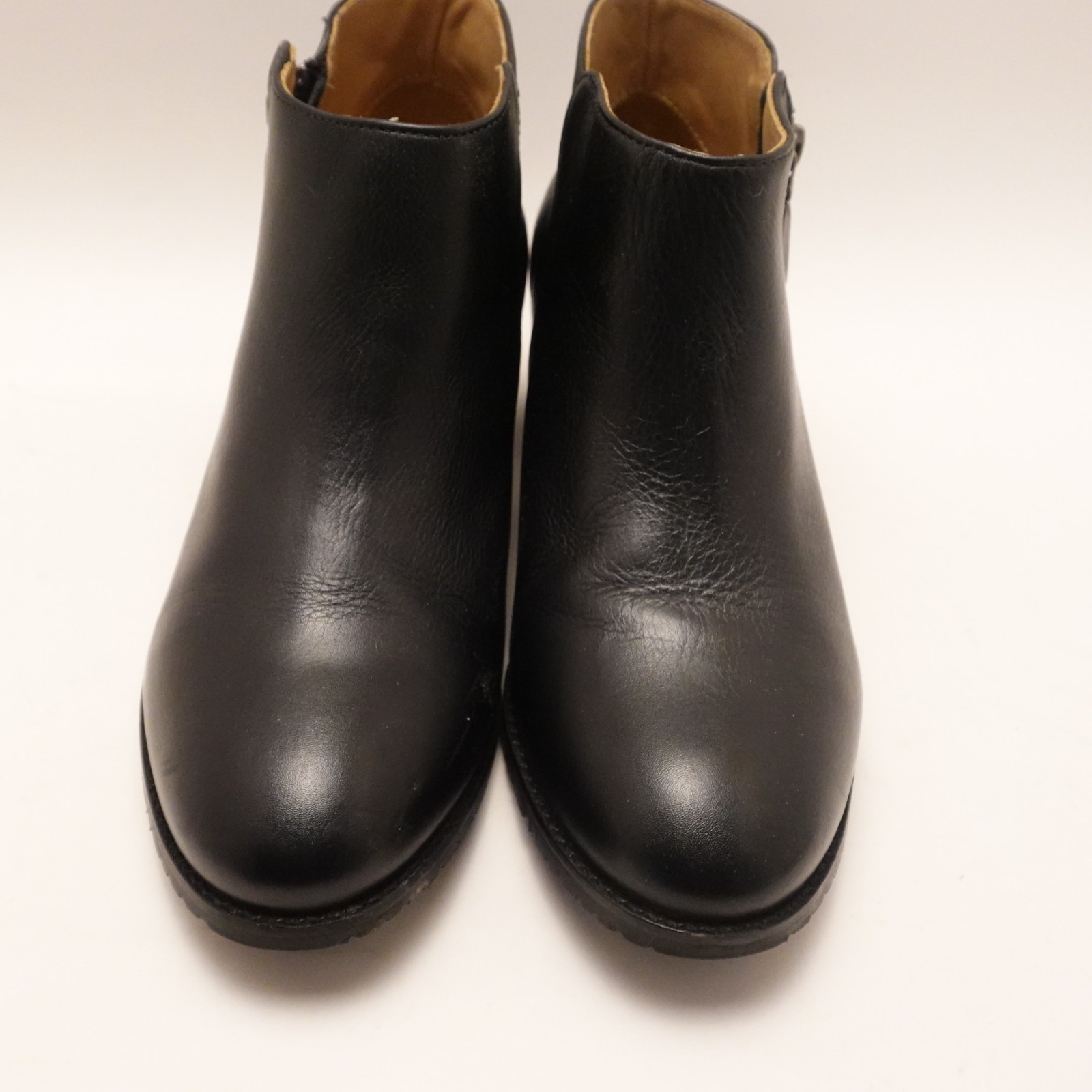 Samuel Hubbard Women's 8 W 'Valencia' Ankle Boot Black Leather Zipper Boots