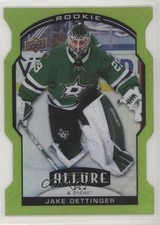 2020-21 Upper Deck Allure Rookie Green Quartz 80/99 Jake Oettinger #91 01zd