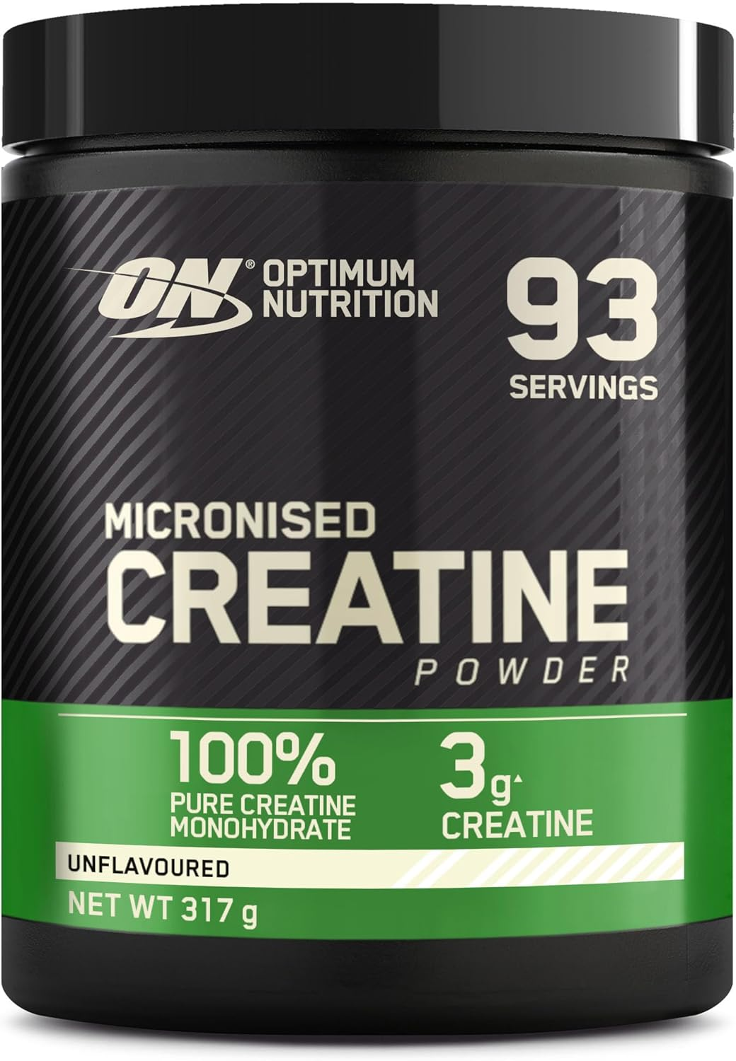 Optimum Nutrition Creatine Powder 100% Pure Micronised Monohydrate Muscle Shake
