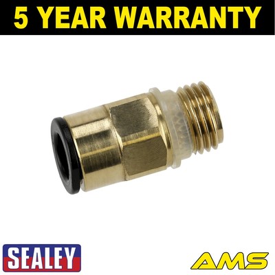 Sealey John Guest �� Speedfit �� Messing SuperThread gerader Adapter 8mm x 1/4''BSP x2