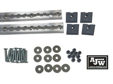 UNWIN low profile Rail (x2) 2M Track Camper Motorhome Van Minibus Seat (Grey)