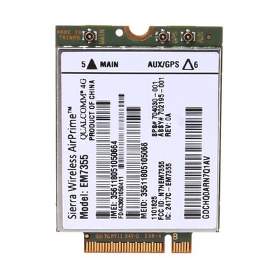 4G LTE Module WWAN Wireless Card for HP LT4111 EM7355 Gobi5000 WIFI Sierra