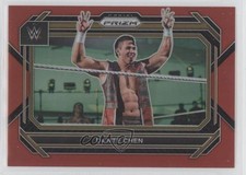 2023 Panini Prizm WWE Red Prizm 252/299 Dante Chen #60 0yx7