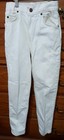 Levi's white denim jeans.  Girl size   10.  Small  stain. VGUC — photo 1