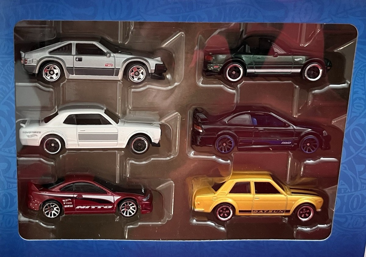 Hot Wheels Silver Series 2025 JDM 6pk Supra Civic Si MX-5 Integra