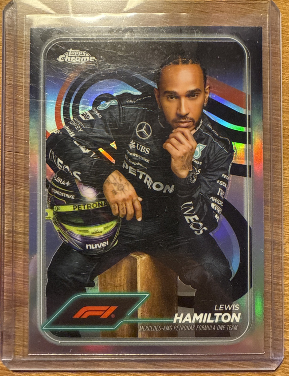 2024 Topps Chrome Formula 1 - F1 Drivers Lewis Hamilton #6 Refractor