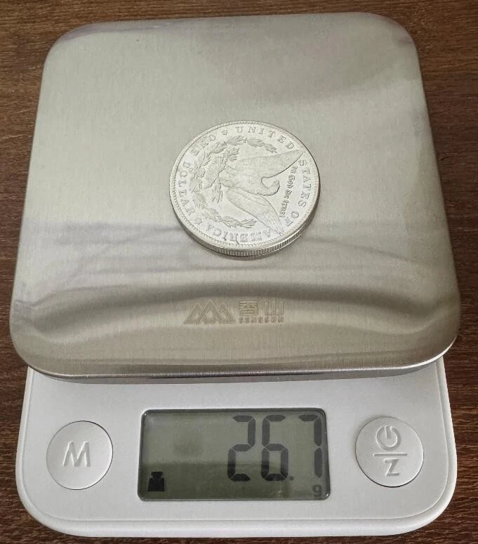 Morgan Dollars 1878-1893 CC Lot of 5 Uncirculated Mixed Dates AU/BU Coins-US - Image 4 of 4