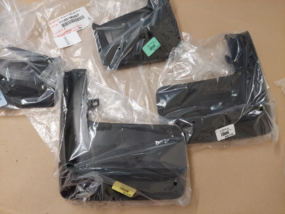 Lexus UX Front & Rear Splash Guard Mud Flap Set PK38976K00EP 2019-on Genuine NEW - Image 2 of 4