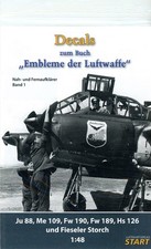 1:48 START Decals from Emblems of the Luftwaffe Vol  No. LD 009