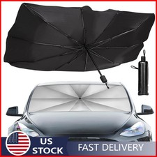 For Tesla Windshield Sunshade Cover Umbrella Front Window Visor Sun Shade