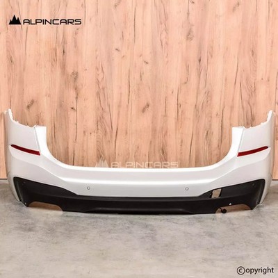 BMW G32 LCI M Paket Heckstosstange M Package rear bumper Mineralweiss (836)