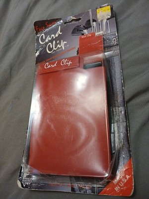 Vintage Card Clip, Face Savers Golf/Sport Scorecard Clipboard Portable USA Made!