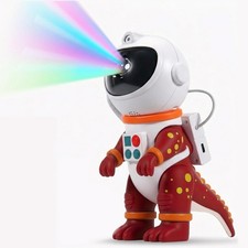 Galaxy Star Projection Night Light, Dinosaur Astronaut Space Projector with T...