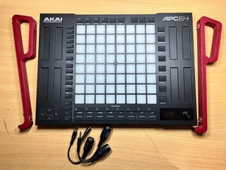 Akai Professional APC64 Ableton MIDI Controller with stand and midi cables