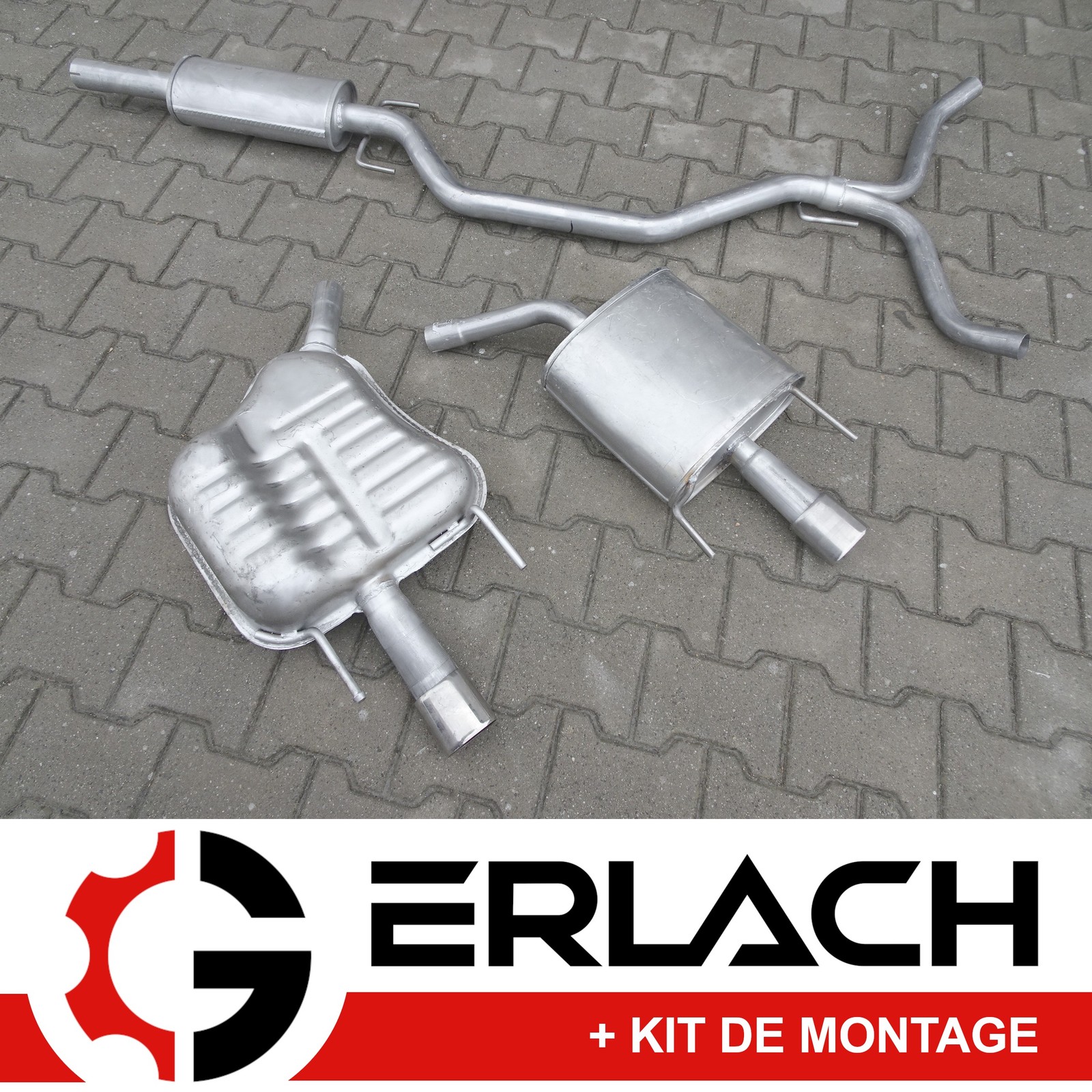 Echappement Opel Vectra C pour remplacement contrôle technique 2.2 Direct 4435