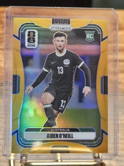 2026 Panini FIFA World Cup - Aiden O'Neill RC - Gold /10 Australia #139